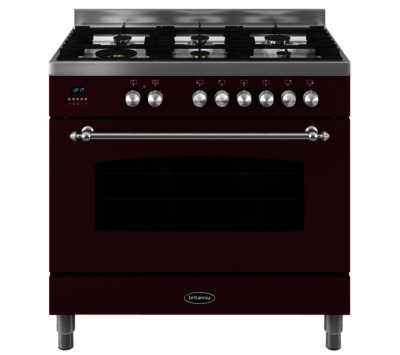 BRITANNIA  Fleet 90 RC9SGFLBUR Dual Fuel Range Cooker - Burgundy